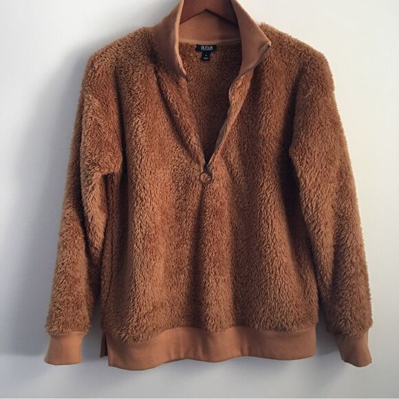 Teddy Fleece Half Zip Pullover | Size Small - Picture 5 of 7